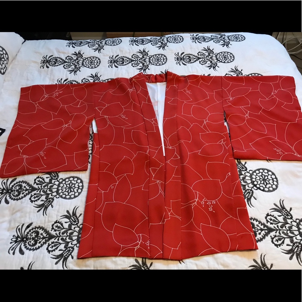 Short Silk Kimono